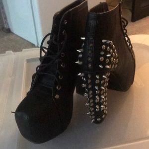 Spiked booties!